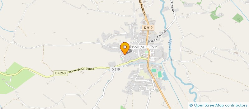 localisation de l'entreprise SCI CALLNIETO à LEZAT-SUR-LEZE