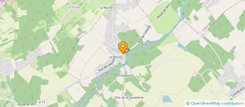 localisation de l'entreprise SCI CALLOUX POITIERS SUD  LE CONTROIS-EN-SOLOGNE