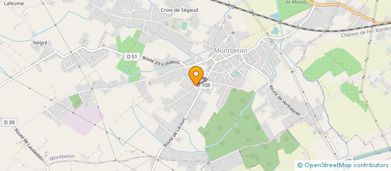 localisation de l'entreprise SCI CALLYPSO  MONTBETON