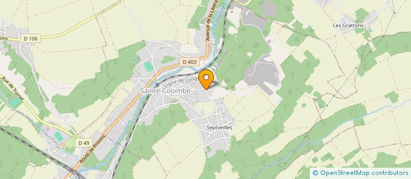 localisation de l'entreprise SCI CALM  SAINTE-COLOMBE