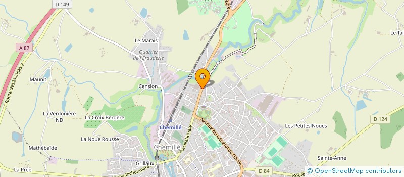 localisation de l'entreprise SCI CALM  CHEMILLE-EN-ANJOU