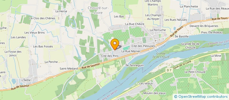 localisation de l'entreprise SCI CALME  CHOUZE-SUR-LOIRE