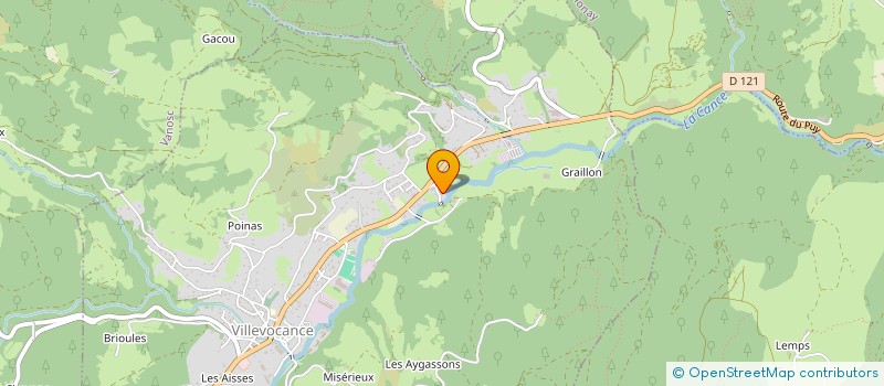 localisation de l'entreprise SCI CALME  VILLEVOCANCE