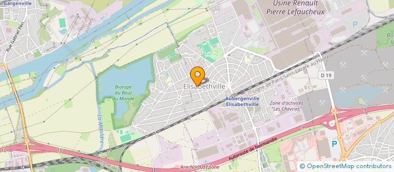 localisation de l'entreprise SCI CALMELS  AUBERGENVILLE