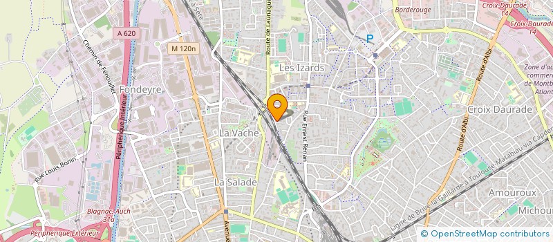localisation de l'entreprise SCI CALMET à TOULOUSE