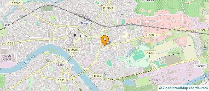 localisation de l'entreprise SCI CALMETTE à BERGERAC