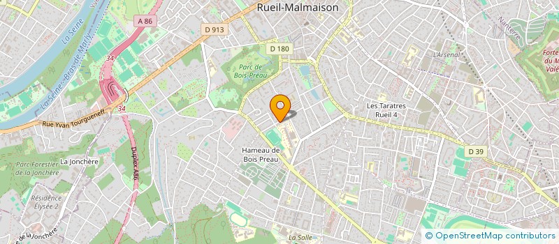 localisation de l'entreprise SCI CALMETTE à RUEIL-MALMAISON