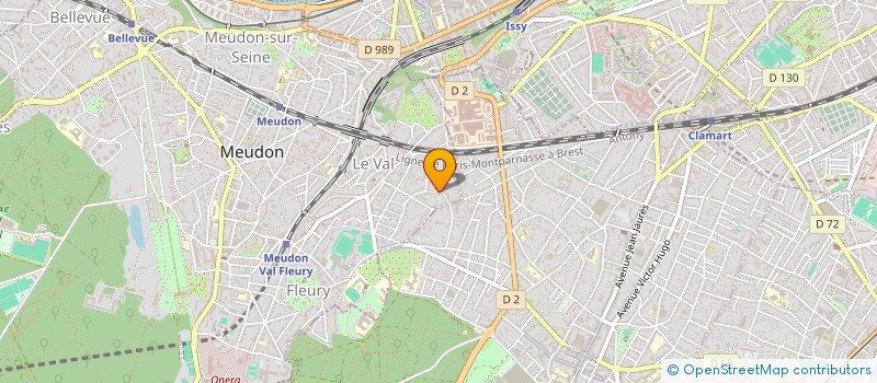 localisation de l'entreprise SCI CALMETTE à MEUDON