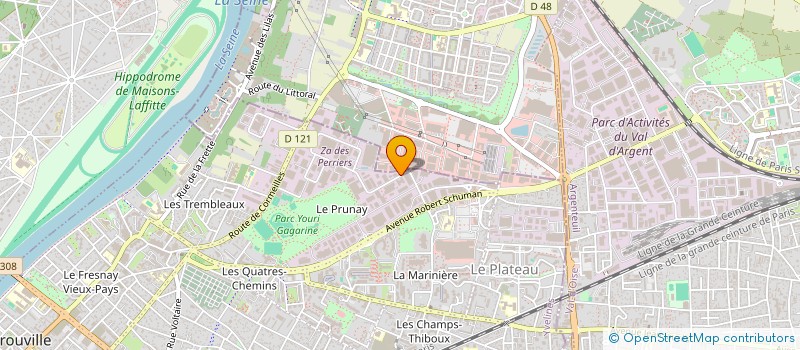 localisation de l'entreprise SCI CALMETTE GUERIN  SARTROUVILLE