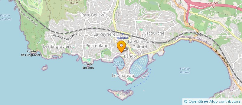 localisation de l'entreprise SCI CALMETTES BEAU à BANDOL