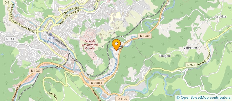 localisation de l'entreprise SCI CALMINE à LAGUENNE-SUR-AVALOUZE
