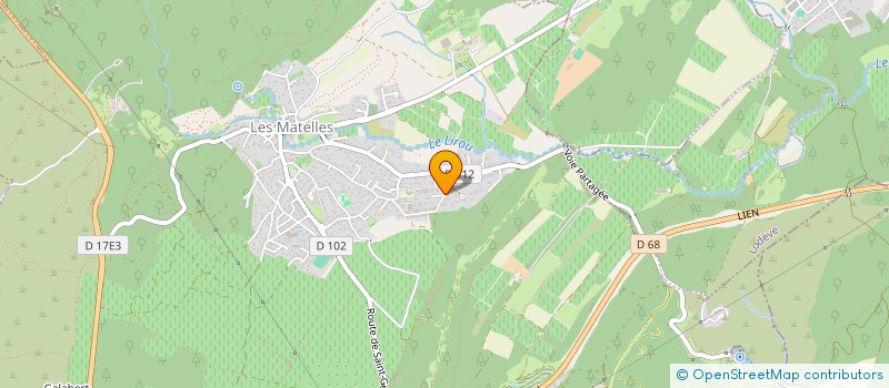 localisation de l'entreprise SCI CALMON  LES MATELLES