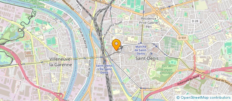 localisation de l'entreprise SCI CALMOR  SAINT-DENIS