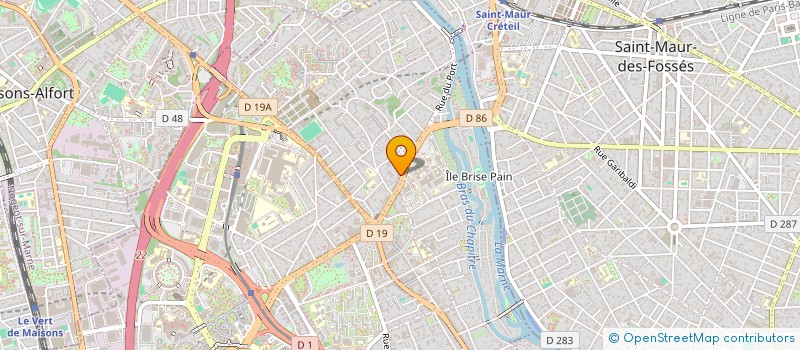 localisation de l'entreprise SCI CALOGERO à CRETEIL