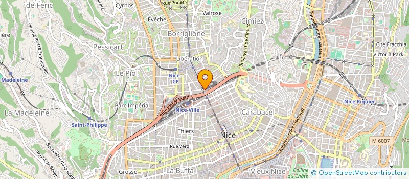 localisation de l'entreprise SCI CALOGERO à NICE