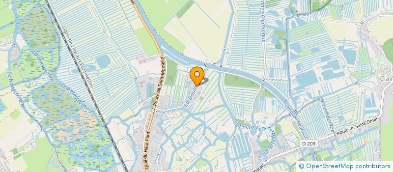 localisation de l'entreprise SCI CALOIN - DEMAUDE  SAINT-OMER