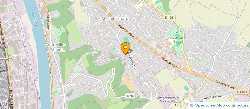 localisation de l'entreprise SCI CALONNE  LE MESNIL-ESNARD