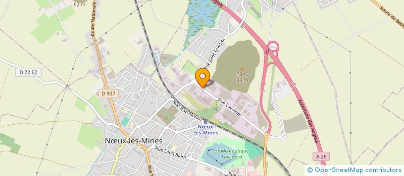 localisation de l'entreprise SCI CALOONE à NŒUX-LES-MINES