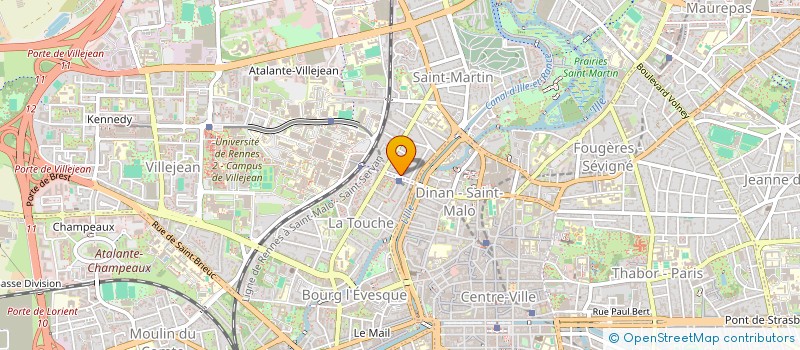 localisation de l'entreprise SCI CALOSA 1  RENNES