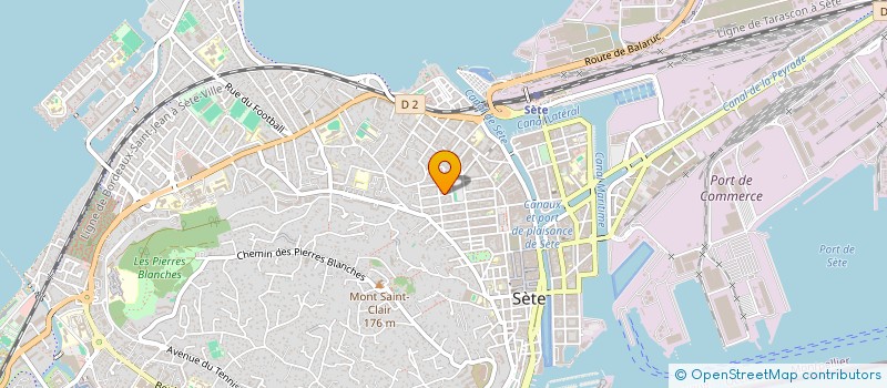 localisation de l'entreprise SCI CALOUNE  SETE