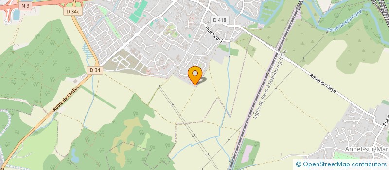 localisation de l'entreprise SCI CALOVERO  CLAYE-SOUILLY