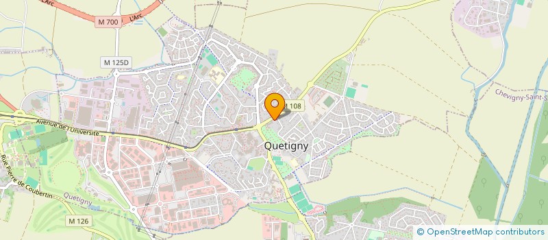 localisation de l'entreprise SCI CALPAGA à QUETIGNY