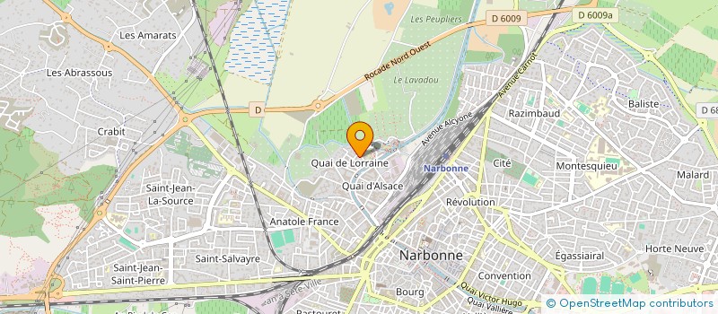 localisation de l'entreprise SCI CALPAGA  NARBONNE