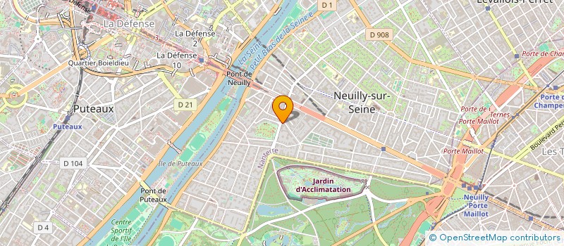 localisation de l'entreprise SCI CALPHI à NEUILLY-SUR-SEINE