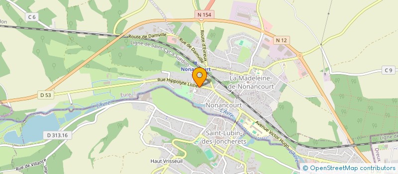 localisation de l'entreprise SCI CALPIHAN IMMOBILIER  NONANCOURT