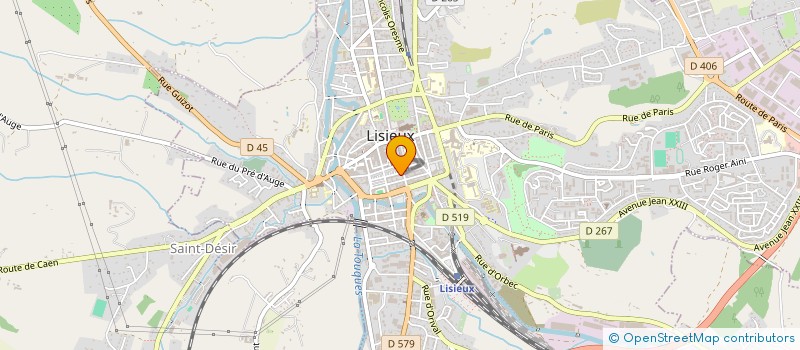localisation de l'entreprise SCI CALPOIA à LISIEUX