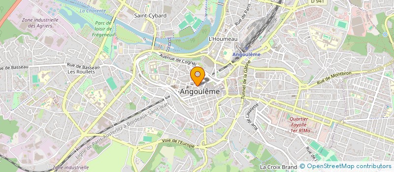 localisation de l'entreprise SCI CALTHOS à ANGOULEME