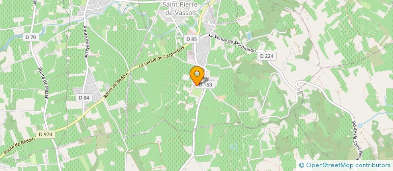 localisation de l'entreprise SCI CALUADE  SAINT-PIERRE-DE-VASSOLS