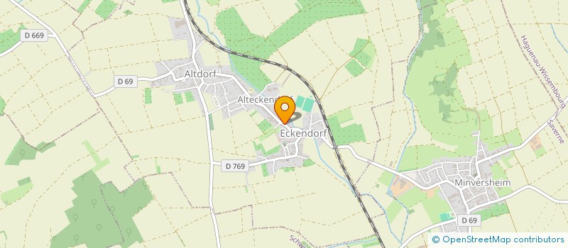 localisation de l'entreprise SCI CALUGA  HOHFRANKENHEIM