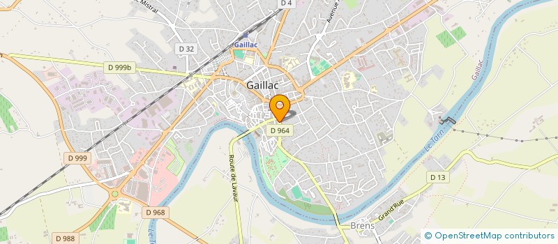 localisation de l'entreprise SCI CALUJU à GAILLAC
