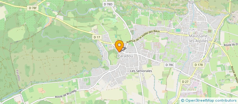 localisation de l'entreprise SCI CALUMA  PARADOU