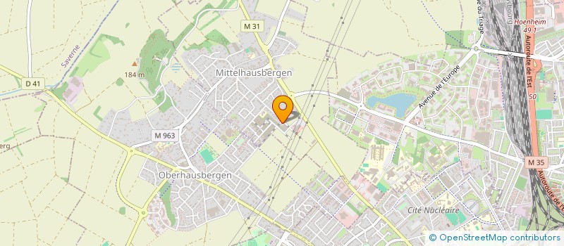 localisation de l'entreprise SCI CALUMA  MITTELHAUSBERGEN