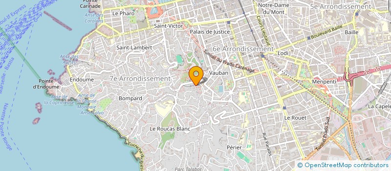 localisation de l'entreprise SCI CALUME à MARSEILLE