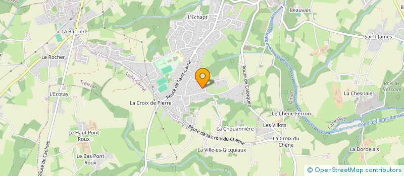 localisation de l'entreprise SCI CALUMET GRINCHEUX  DINAN