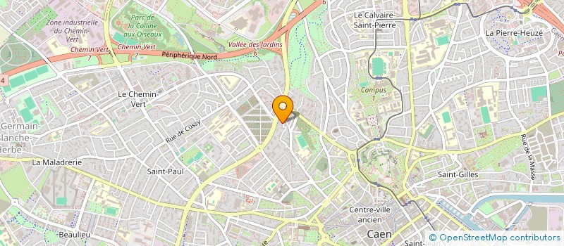 localisation de l'entreprise SCI CALVADOS IMMO  CAEN