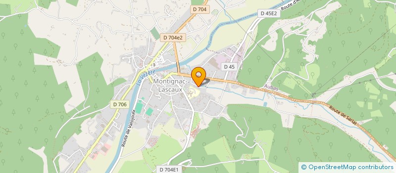 localisation de l'entreprise SCI CALVAIRE à MONTIGNAC-LASCAUX