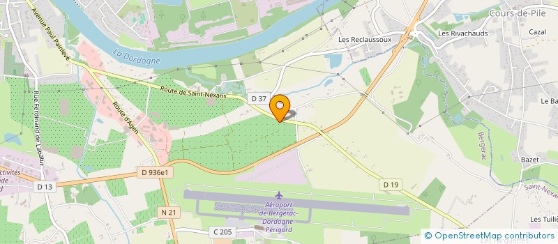localisation de l'entreprise SCI CALVET à BERGERAC