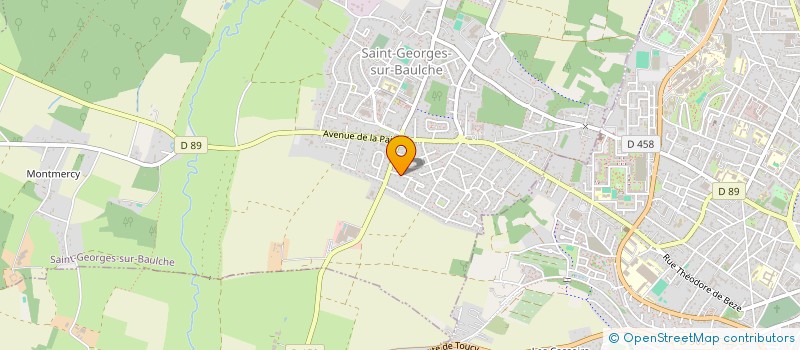 localisation de l'entreprise SCI CALVET  SAINT-GEORGES-SUR-BAULCHE