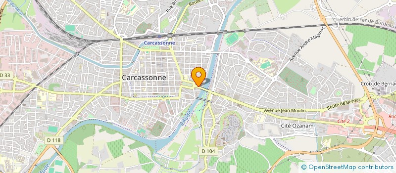 localisation de l'entreprise SCI CALVET à CARCASSONNE