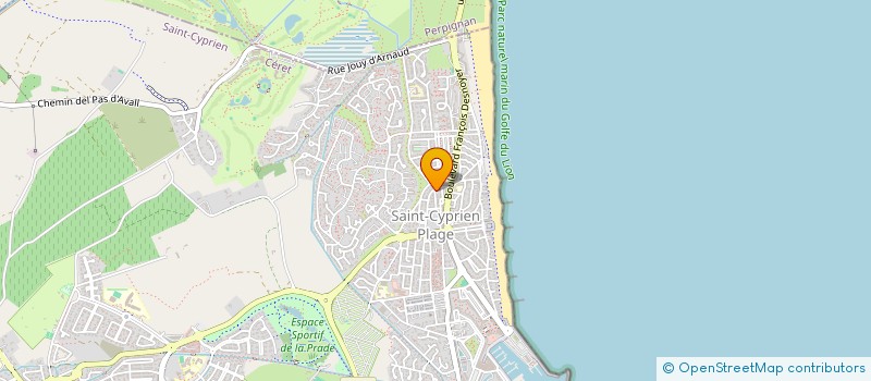 localisation de l'entreprise SCI CALVET  SAINT-CYPRIEN