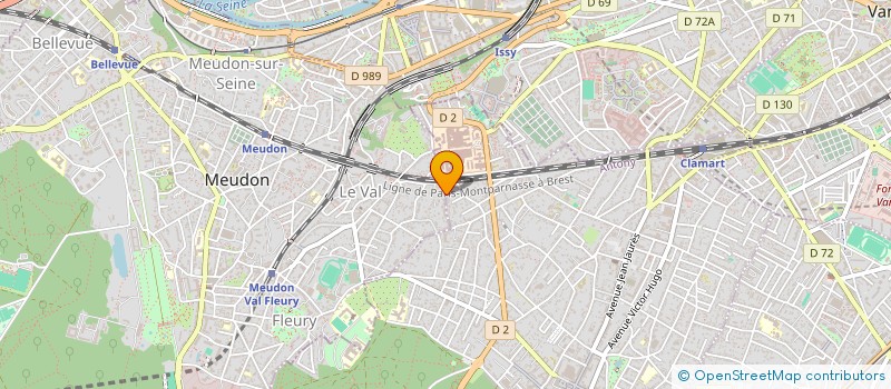 localisation de l'entreprise SCI CALVET-MARQUIS  CLAMART