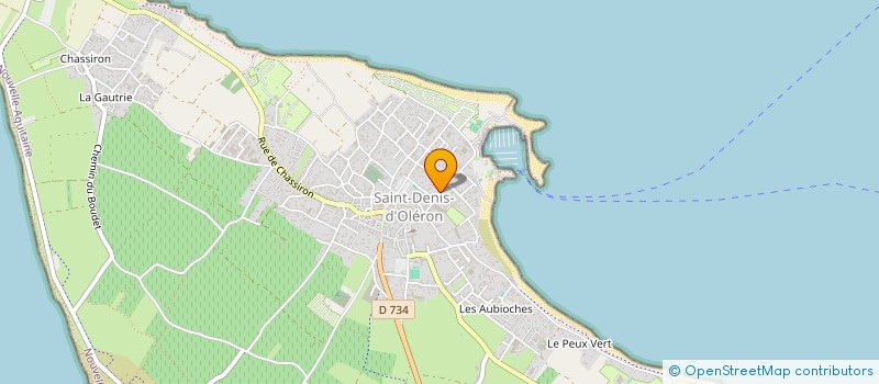 localisation de l'entreprise SCI CALVET OLERON  SAINT-DENIS-D'OLERON