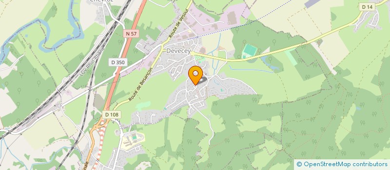 localisation de l'entreprise SCI CALVEZ  DEVECEY