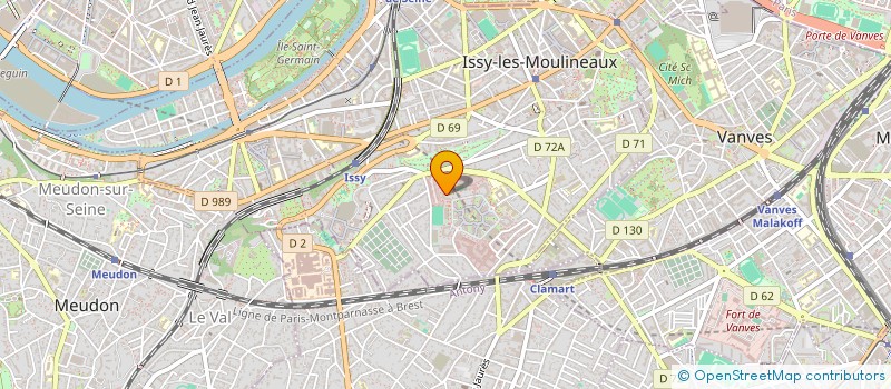 localisation de l'entreprise SCI CALVEZ PIOLET à ISSY-LES-MOULINEAUX