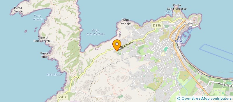 localisation de l'entreprise SCI CALVI REVELLATA à CALVI
