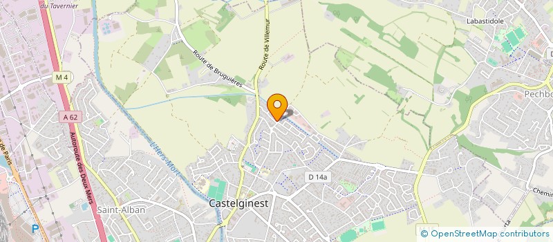 localisation de l'entreprise SCI CALVINKIEN  CASTELGINEST